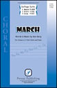 March Unison/Two-Part choral sheet music cover